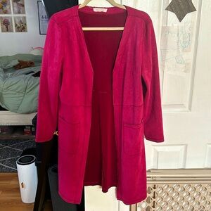 Solitaire Gorgeous Suede-Feel Blazer, L